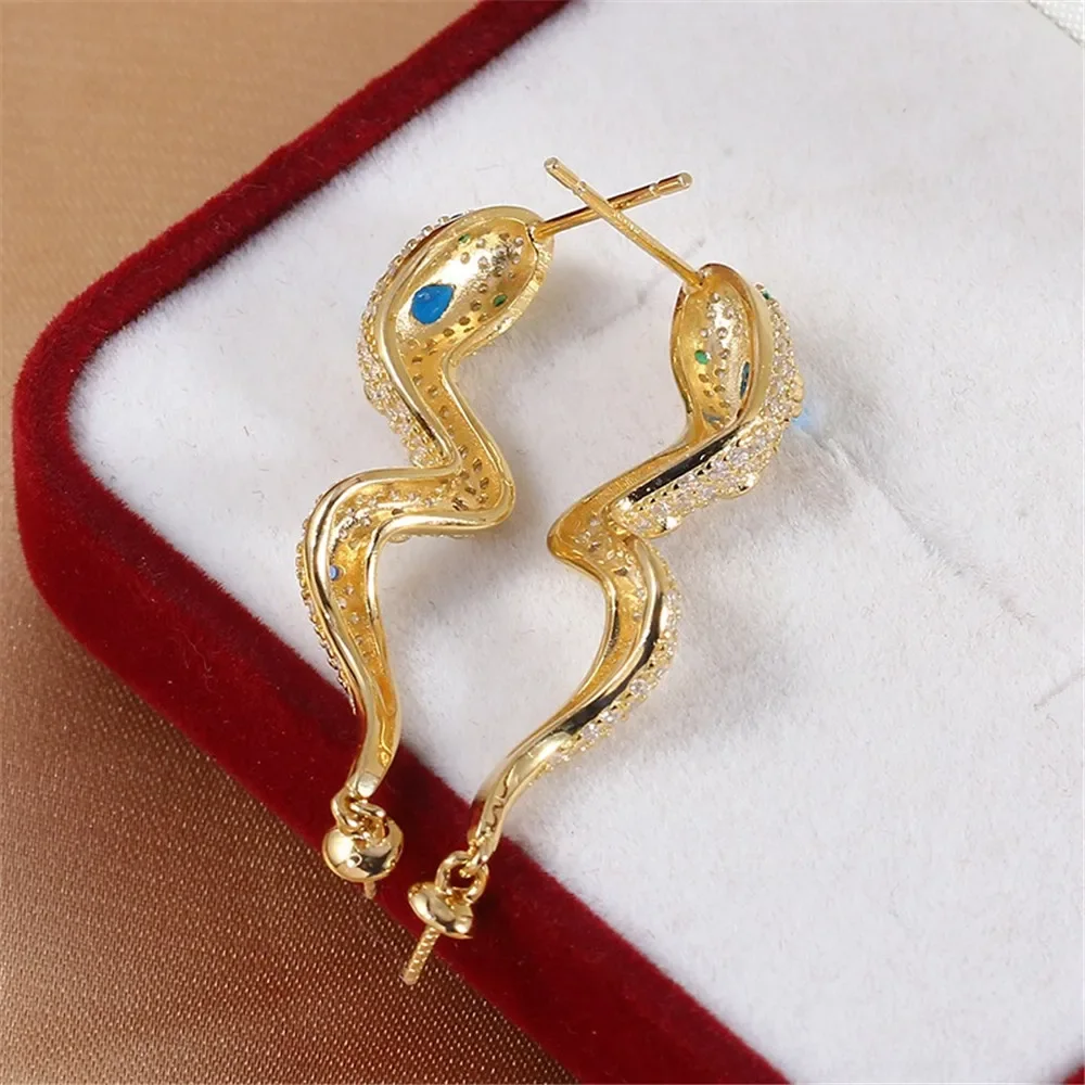 

S925 Sterling Silver Pearl Earring Settings DIY Jewelry Making Supplies Blank Earring Posts for Handcrafted Accessories No Pearl