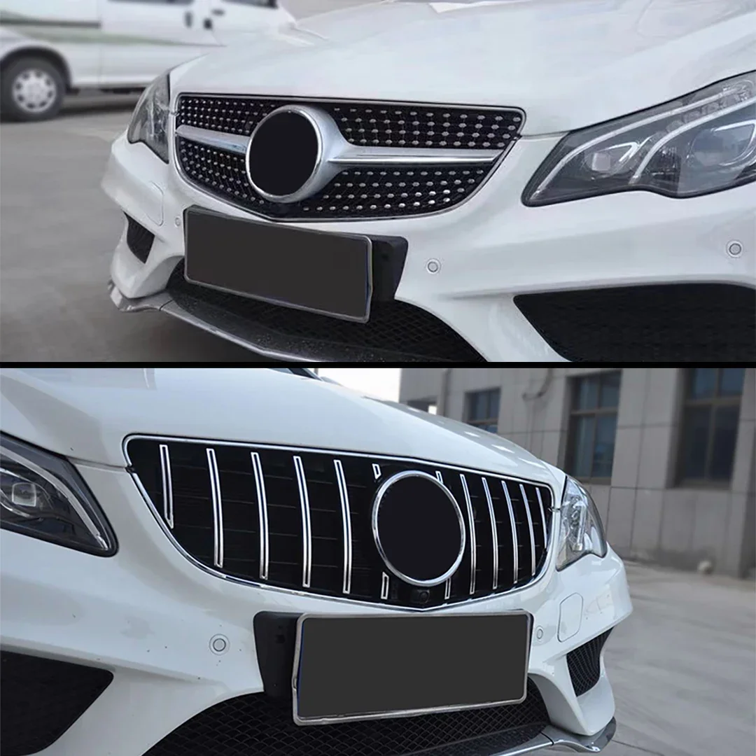 Sport Front Air Vent Radiator Grid For Mercedes Benz W207 C207 A207 E Coupe 2009-2016 Bumper Grille Grill Car Trim Accessories