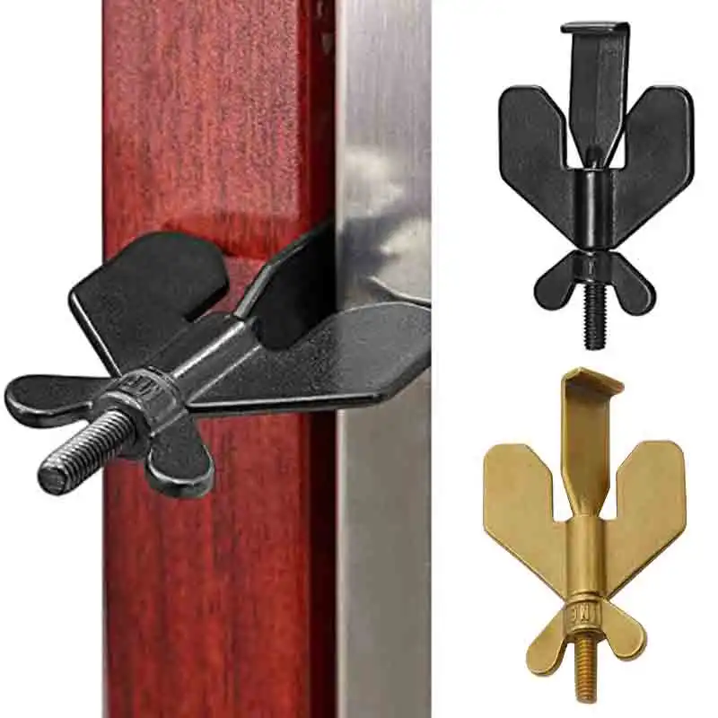 Portable Travel Door Lock Anti-Theft Door Stopper Safety Device Self-Defense Insurance Door Bolt Buckle Bedroom for Home Hotel