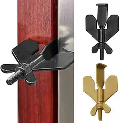 Portable Travel Door Lock Anti-Theft Door Stopper Safety Device Self-Defense Insurance Door Bolt Buckle Bedroom for Home Hotel