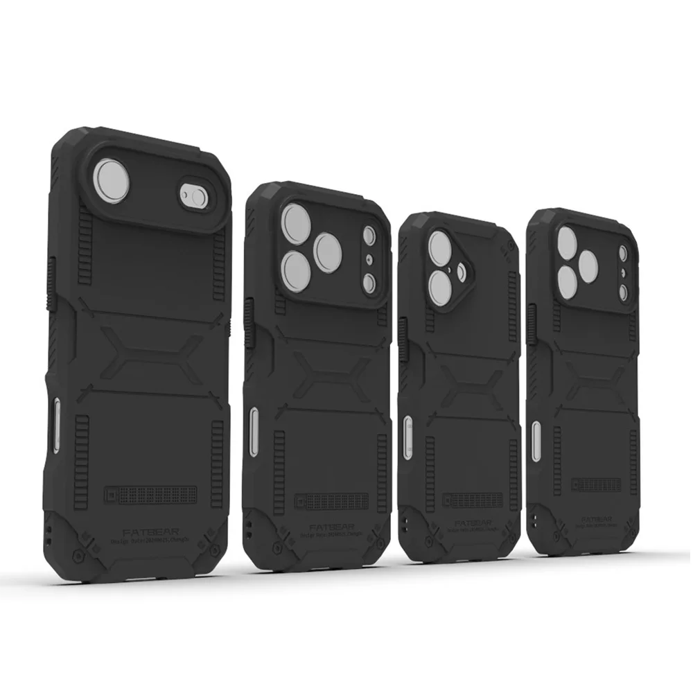 

Для iPhone Air iPhone 17 Pro Max FATBEAR Прочный противоударный защитный чехол военного класса Магнитная версия Fundas