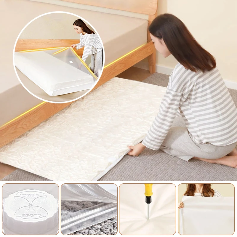 

Extra Large Compression Bag for Latex Mattresse Sponge Mats Extra Large Quilts Plush Toys Seal Vacuum Packed Bag for Travel