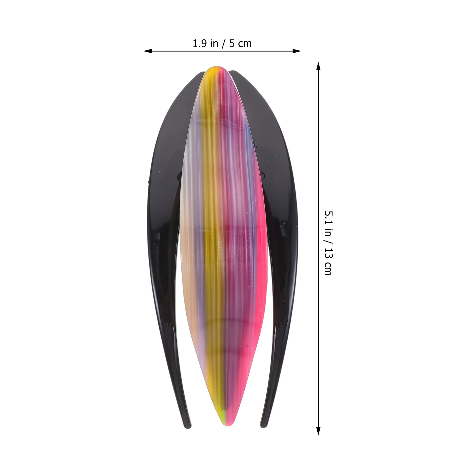 

Flat Hair Claw Clips for Women French Design Durable Styling Tool No Bend Easy to Use French Hair Pin Flat Claw Clips