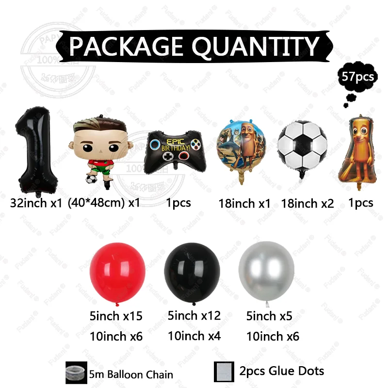 57Pcs Football Tung Tung Tung  - Supply Wedding Venue บทวิจารณ์และราคา