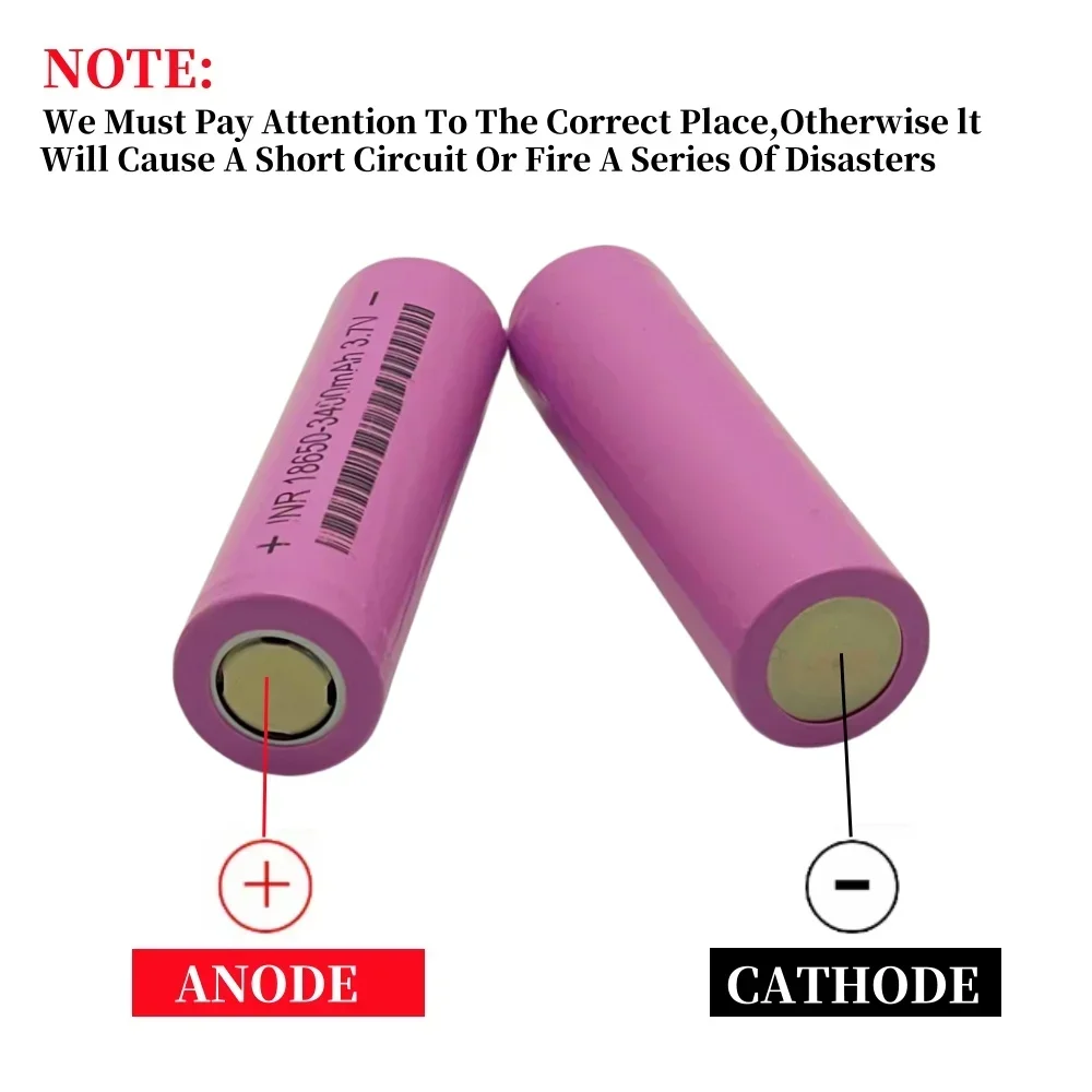 2026 NEW 18650 3.7V 3400mah Real Capacity 18650 battery For Samsung  Rechargeable battery  lithium batteries DIY 20A current