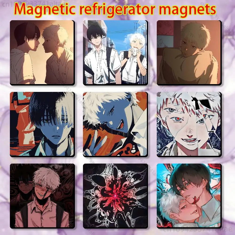 

S-Summer H-Hikaru D-Died YoshiKaru Sign Fridge Magnets - Creative Miniature DIY Magnetic Decorations for Home Accessories