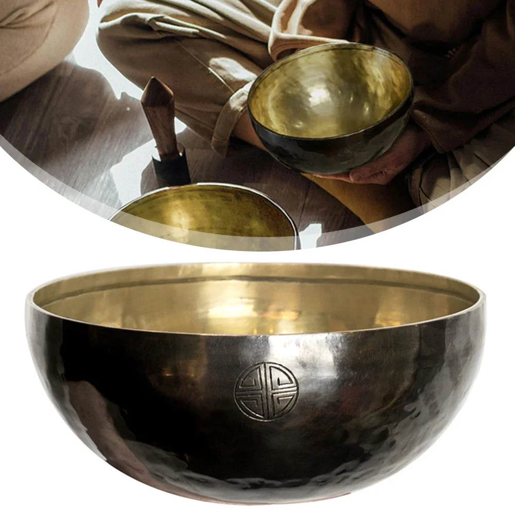 Crafted By Skilled Artisans Handmade Bowl Set Copper Craftsmanship Meditation Relaxation Sound Therapy Perfection