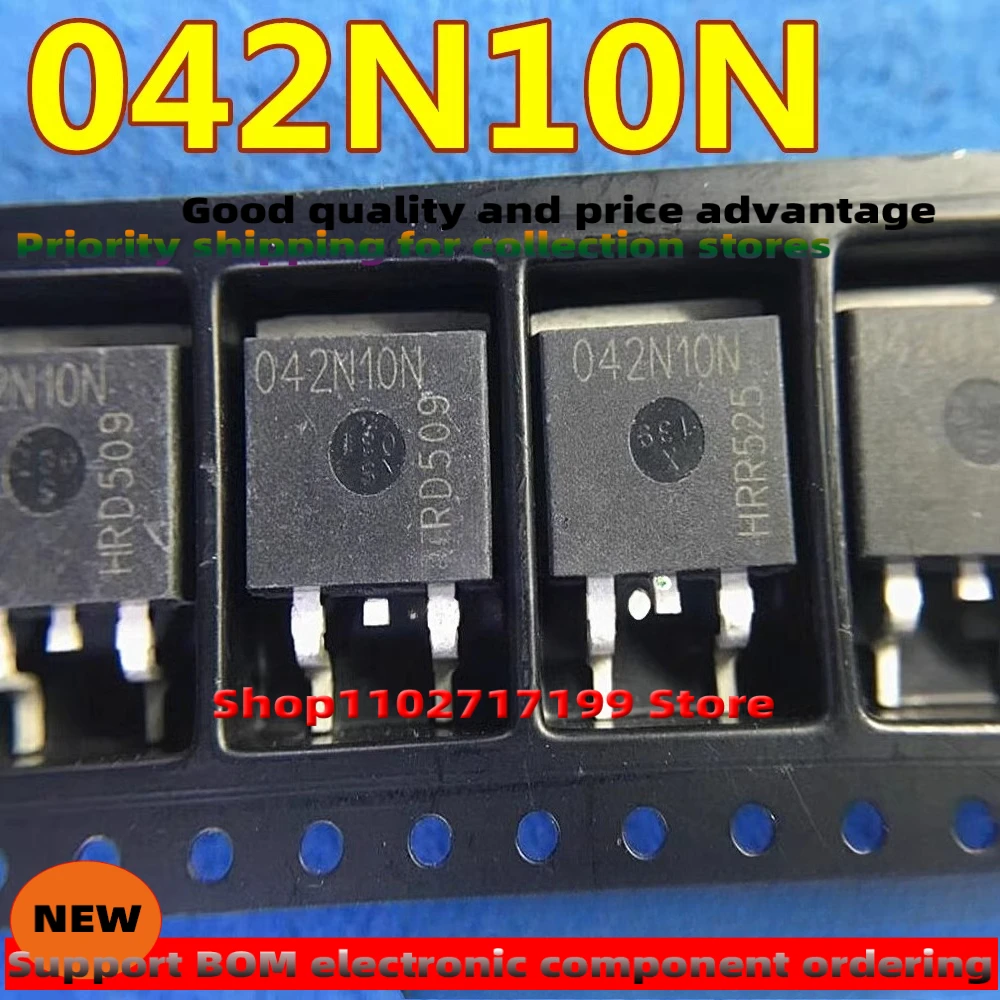 10PCS/LOT IPB042N10N3G Silkscreen 042N10N 100V/100A N-CH MOSFET CRSS042N10