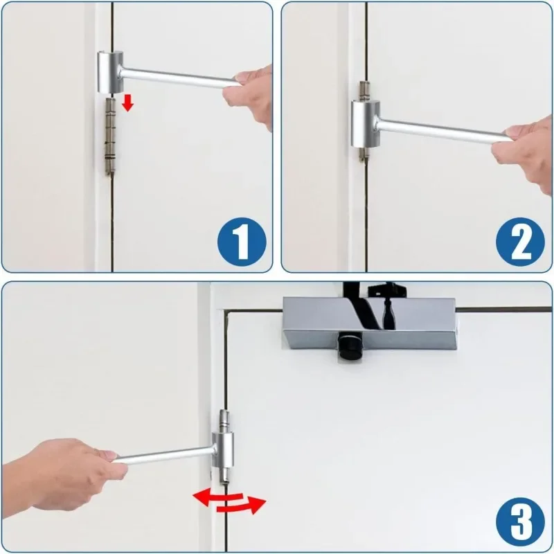 2Pcs 14-25mm Visible Hinge Gap Adjuster, , Flag‑Shaped Hinge Adjustment Wrench for Door Hinge Gap Tuning