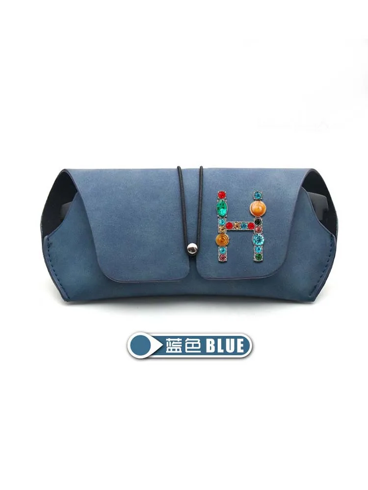 

Customized Simple High-End Eyeglasses Storage Case Personalized Customer Name Artistic Letter Decor