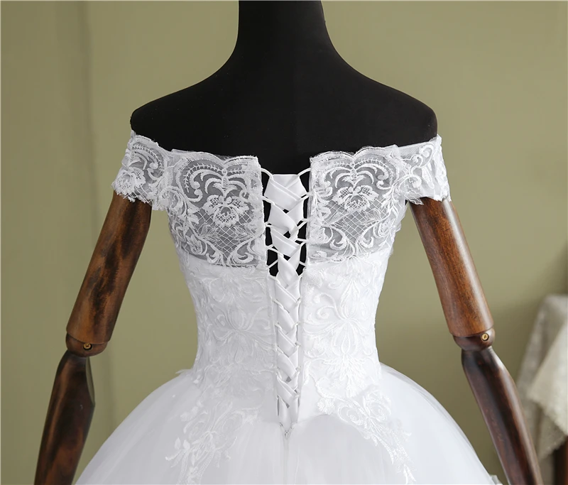 Robe de Mariée Personnalisée en Dentelle, Tenue de Bal, Grande Taille