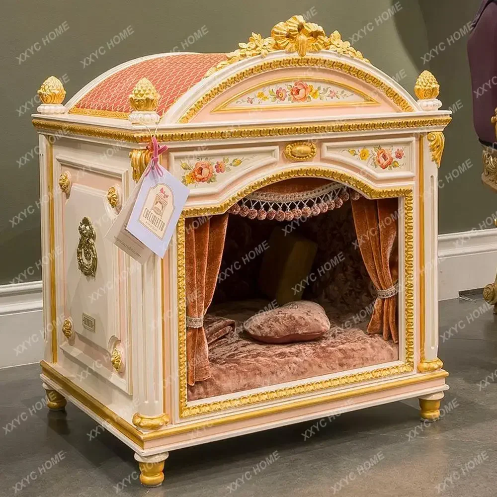 

TTSolid Wood Kennel: Элитный домик-вилла для кошек и собак из массива дерева, для использования в помещении