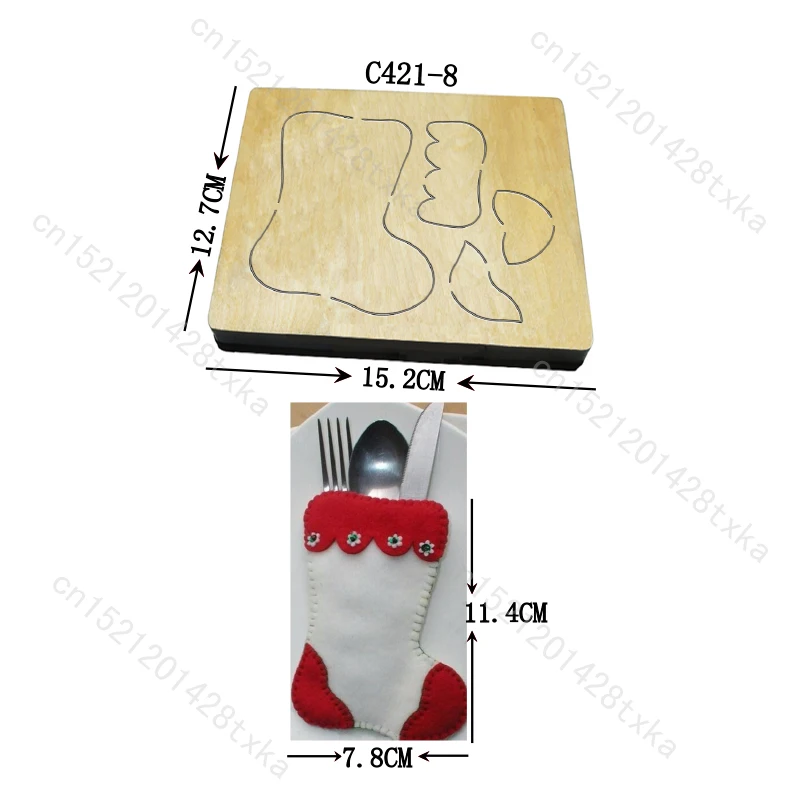 

Wooden Cutting Dies for Scrapbooking, Socks, New, C421-8