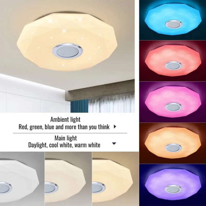 Diamond Ceiling Light Home High Brightness Intelligent