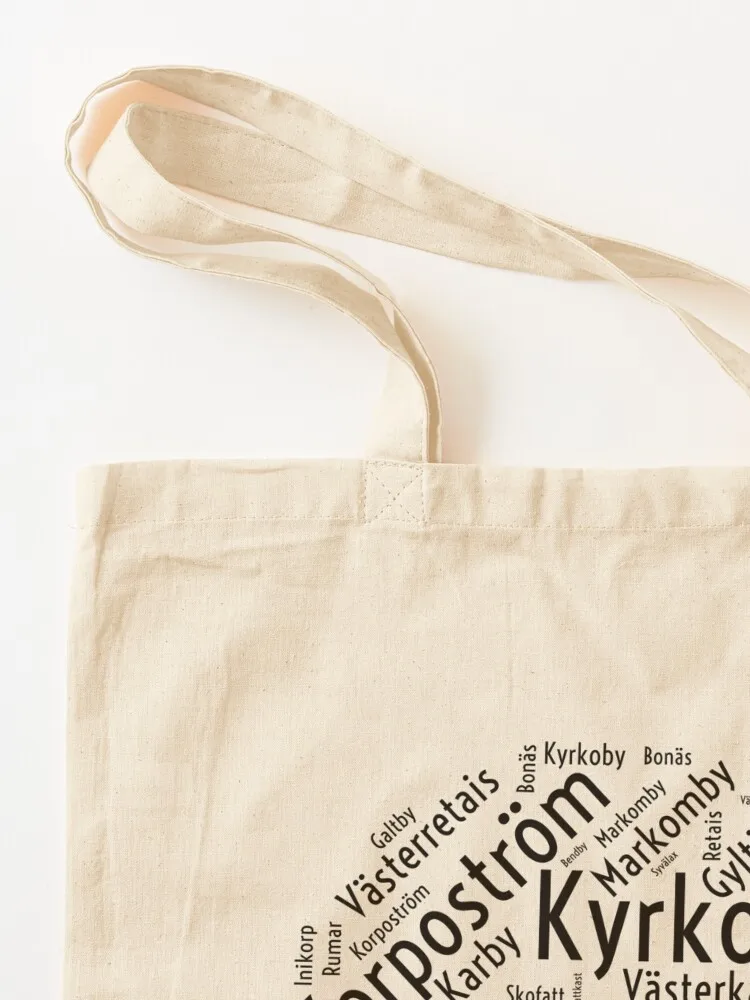 قرى كوربو - حقيبة يد Wordcloud Tote حقيبة هدايا حقيبة نسائية فاخرة للرجال