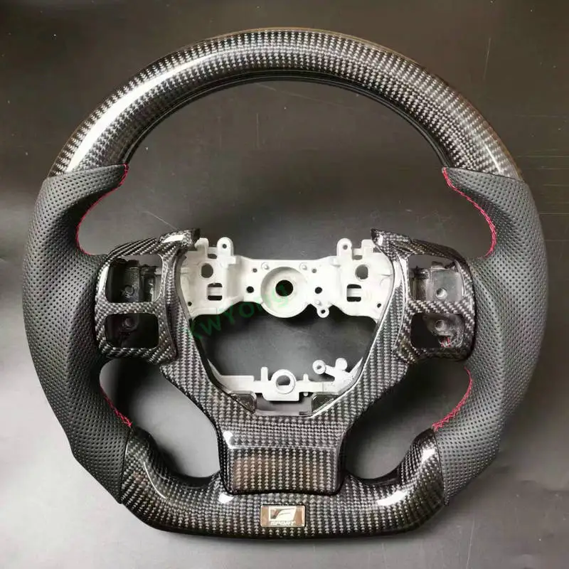 100% Real Carbon Fiber Steering Wheel For For Lexus ISF RCF GS IS ES ES250 IS250 IS300