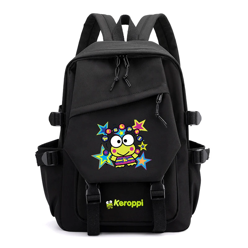 Sanrio Kerokero Keroppi Cartoon Printed Backpacks For Teenager Kids Schoolbag Students Bagpack Travel Rucksack Mochila