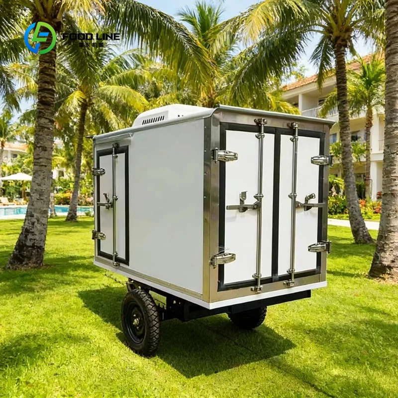 Customized Multi Temperature Zone Freezer Trailer for Food Grade Cargo Distribution Reefer Container