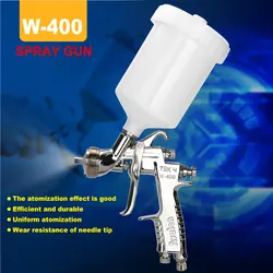 W400 Paint Spray Gun For Cars Hand Manual Sprayer Pneumatic Tools Pistol