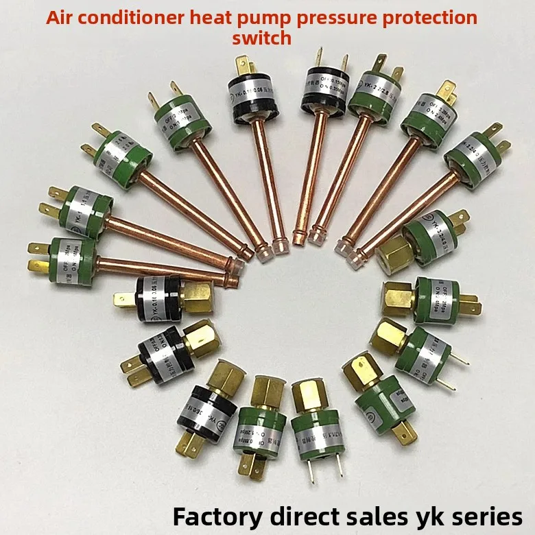 

High/Low Pressure Switch Controller for AC Heat Pump & Cold Room Unit–Screw Connection Safety Protector for Refrigeration System