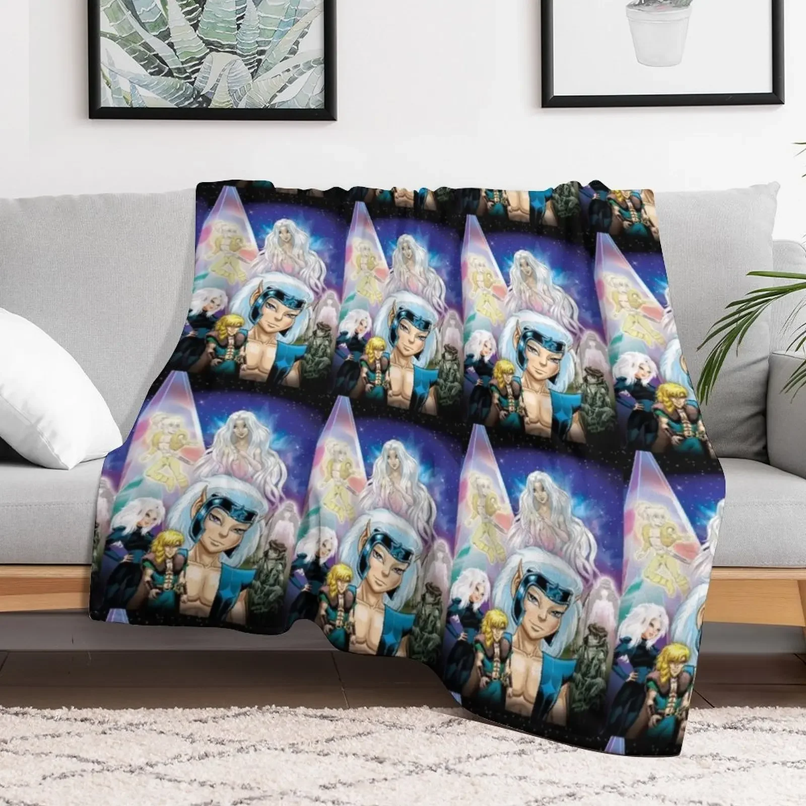 ElfQuest: Stargazer's Hunt (Linens and Textiles) Throw Blanket Sofas Fashion Sofas Bed Fashionable Blankets