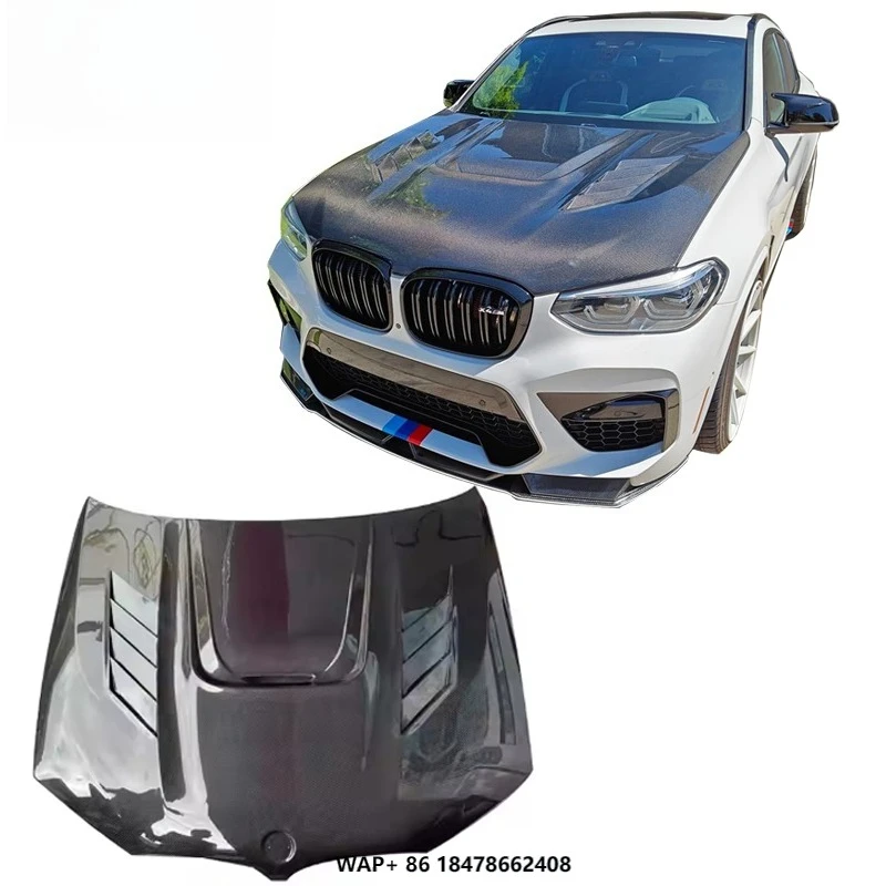 

High Quality for X4M F98 X3M F97 G01 G02 G08 AE Style Double-sided Carbon Fibre Bonnet Hood