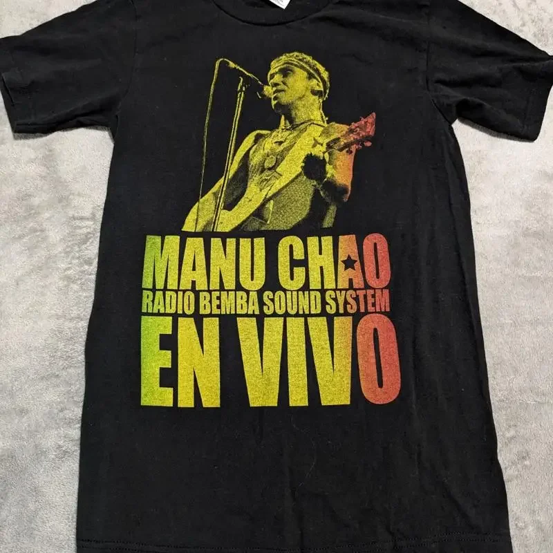 Manu Chao Radio Bemba Sound System North American Tour T Shirt Small