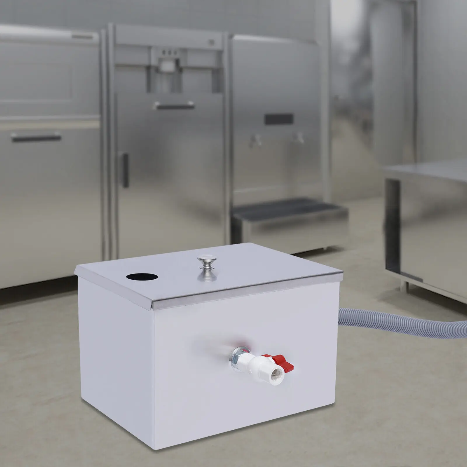 

Commercial Grease Interceptor Grease Trap Stainless Under Sink Grease Trap
