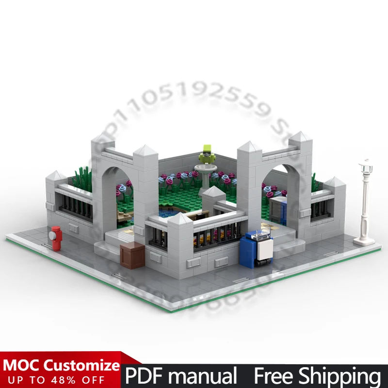 796 PCS Building Brick Building Set MOC Customize Modular Building Block Simple Educational Technology DIY Boy Assembly Toy Gift