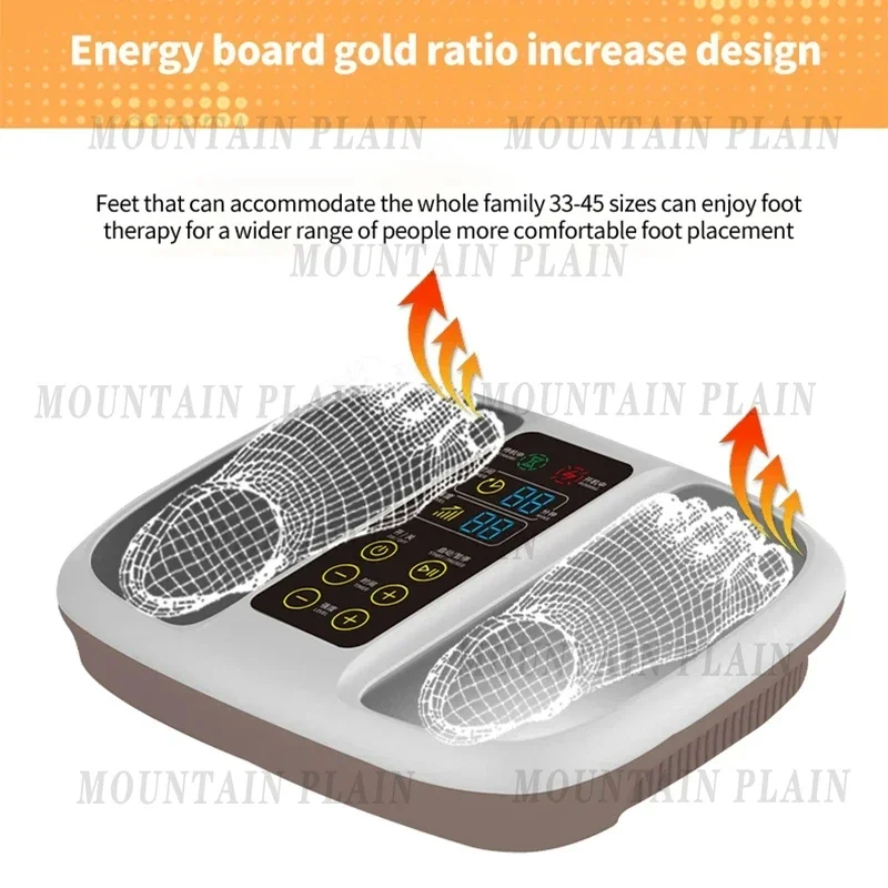 Home Health Care Terahertz Biological Resonance Wave Energy Foot Heating Massage Physical Acupuncture Feet Massager