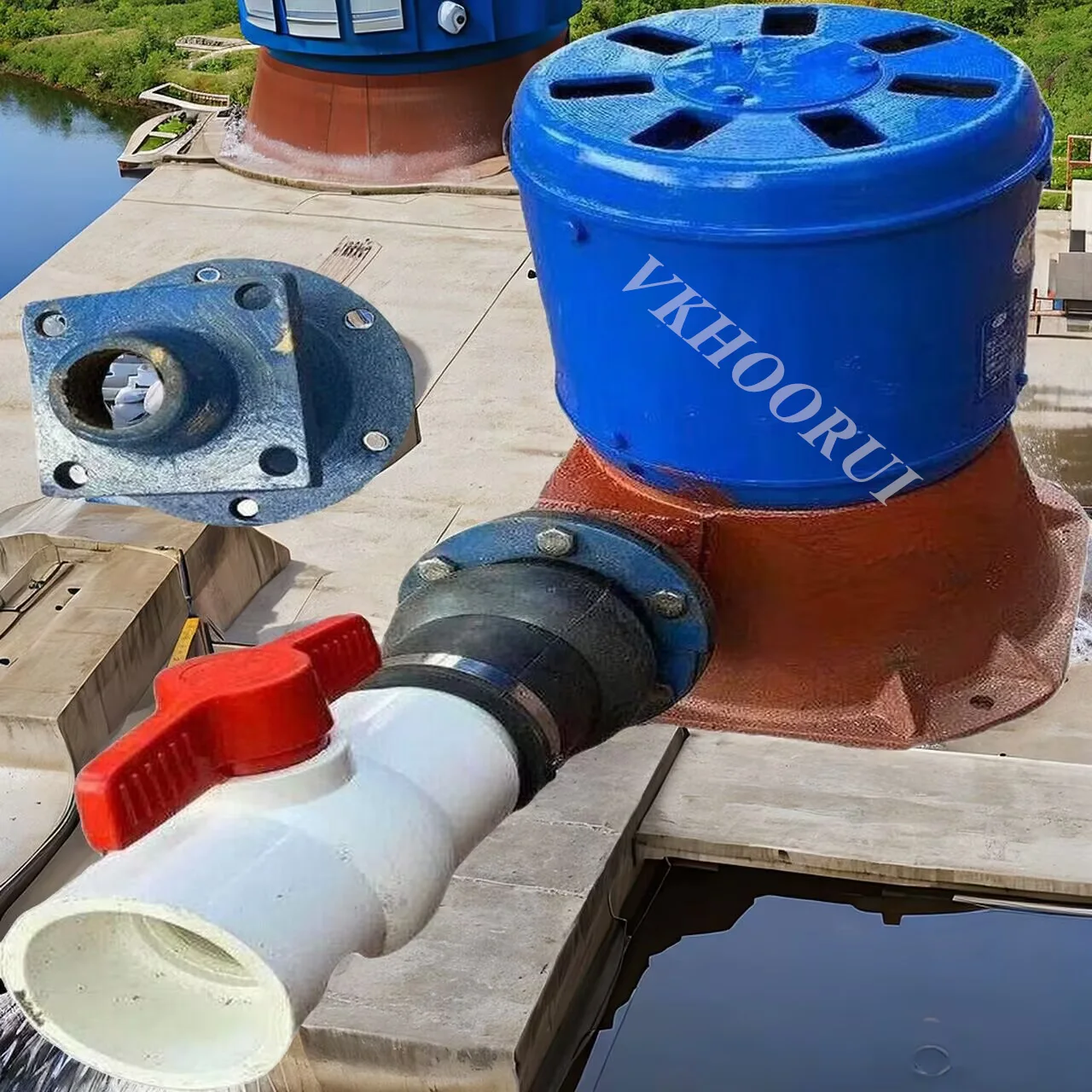 

Hydro Generator Turbine 5KW-20KW Flow 220V Hydraulic Conversion Water Energy Alternator for Renewable Energy Generators
