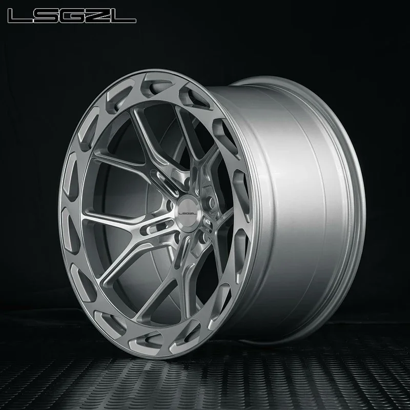 One Piece Highlight Silver Passenger Wheels 19 20 21 22 24 26 Inch Wheels Spokes 5x114.3 5x112 5x130 Car Wheel for Benz