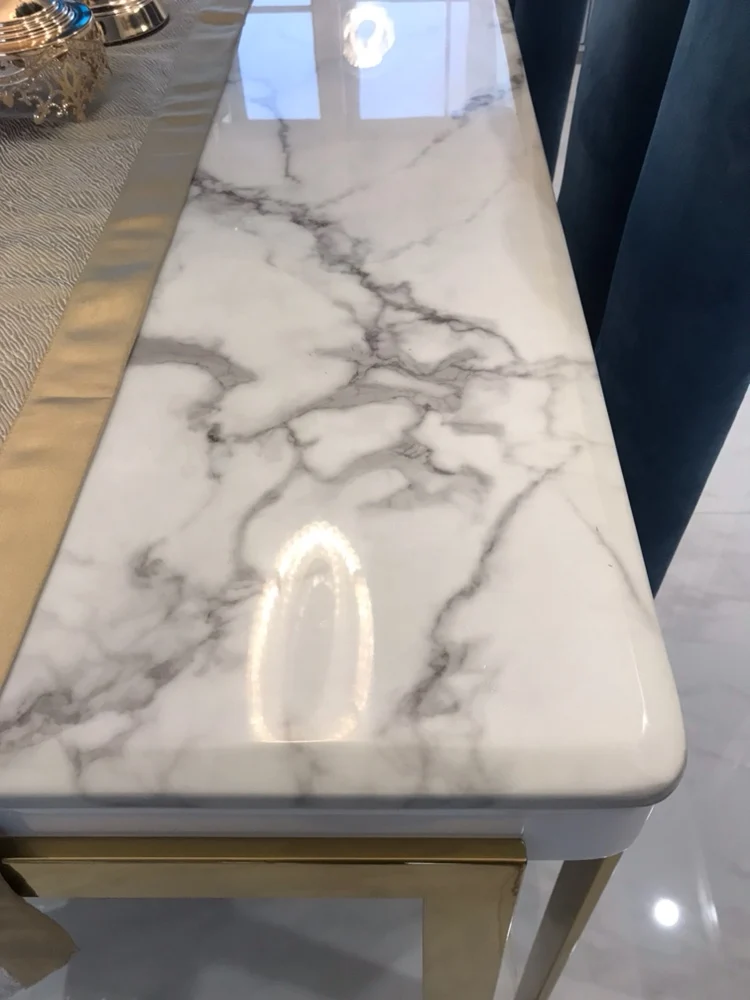 Rectangular household simple small apartment dining table and chair combination