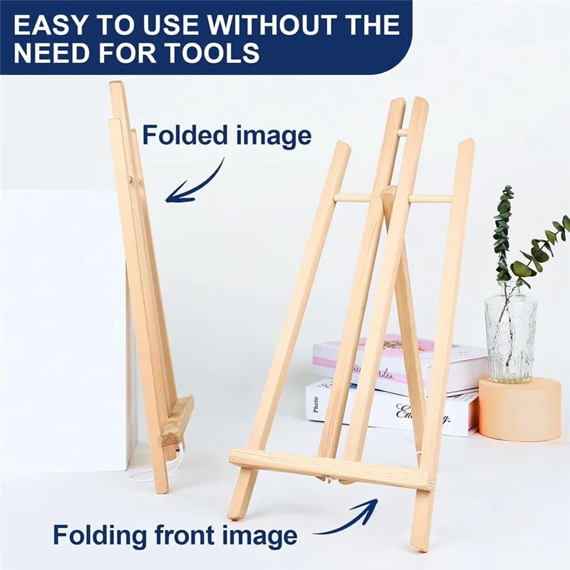 2Pcs 17 Inch Tabletop Easels,Easel Stand For Painting,Painting Party Easel,For Painting,Paint Easel For Canvas Painting Durable