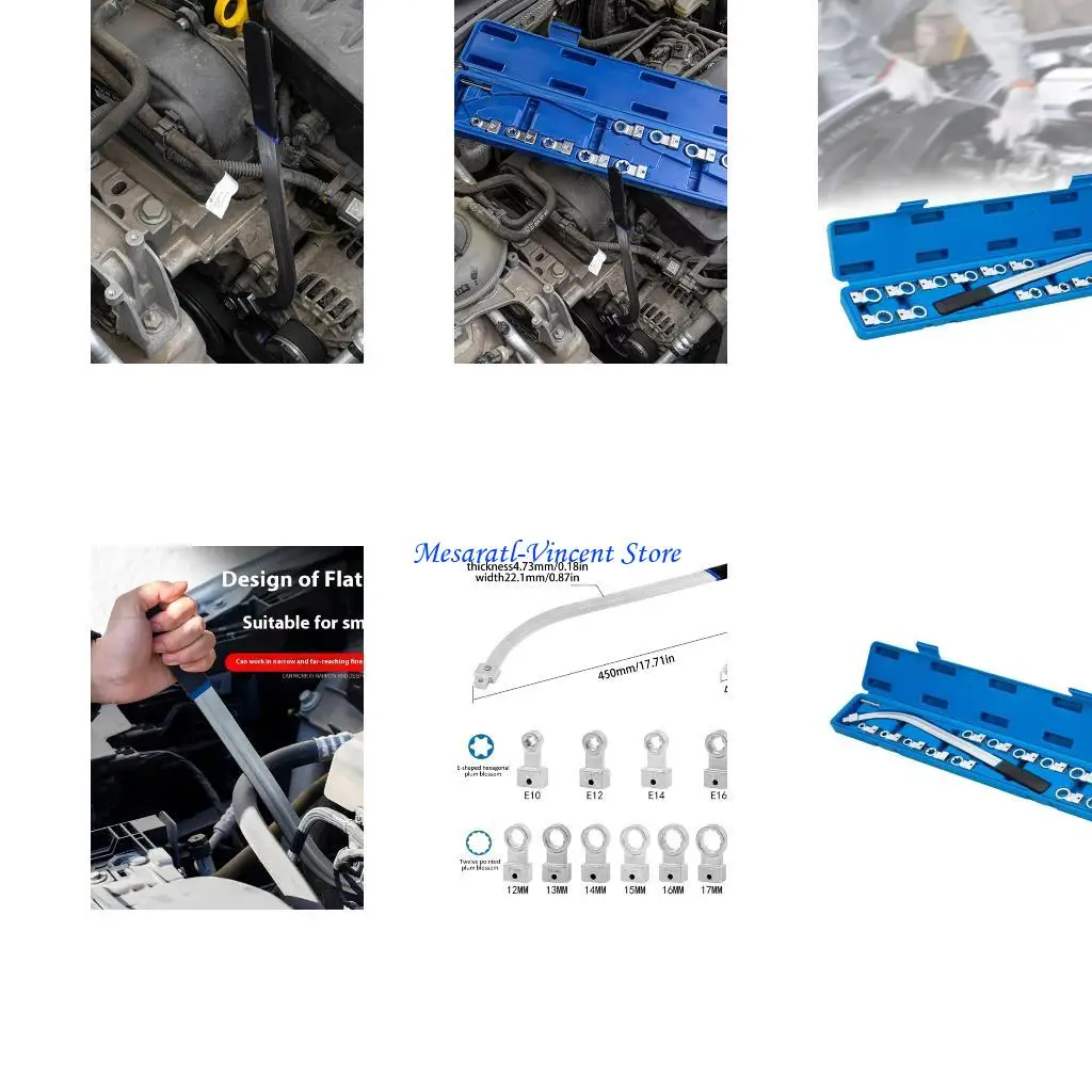 

A70F Complete Belt Tensioner Pulley Removal Set with Case Spline Adapters