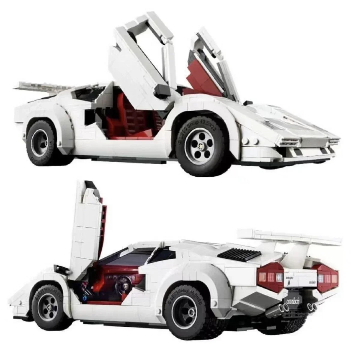 2024 New 10337 Countach 5000 QV Building Blocks 1506Pcs Super Racing Car Model Classic Collection Bricks Cars Toys For Kids Gift