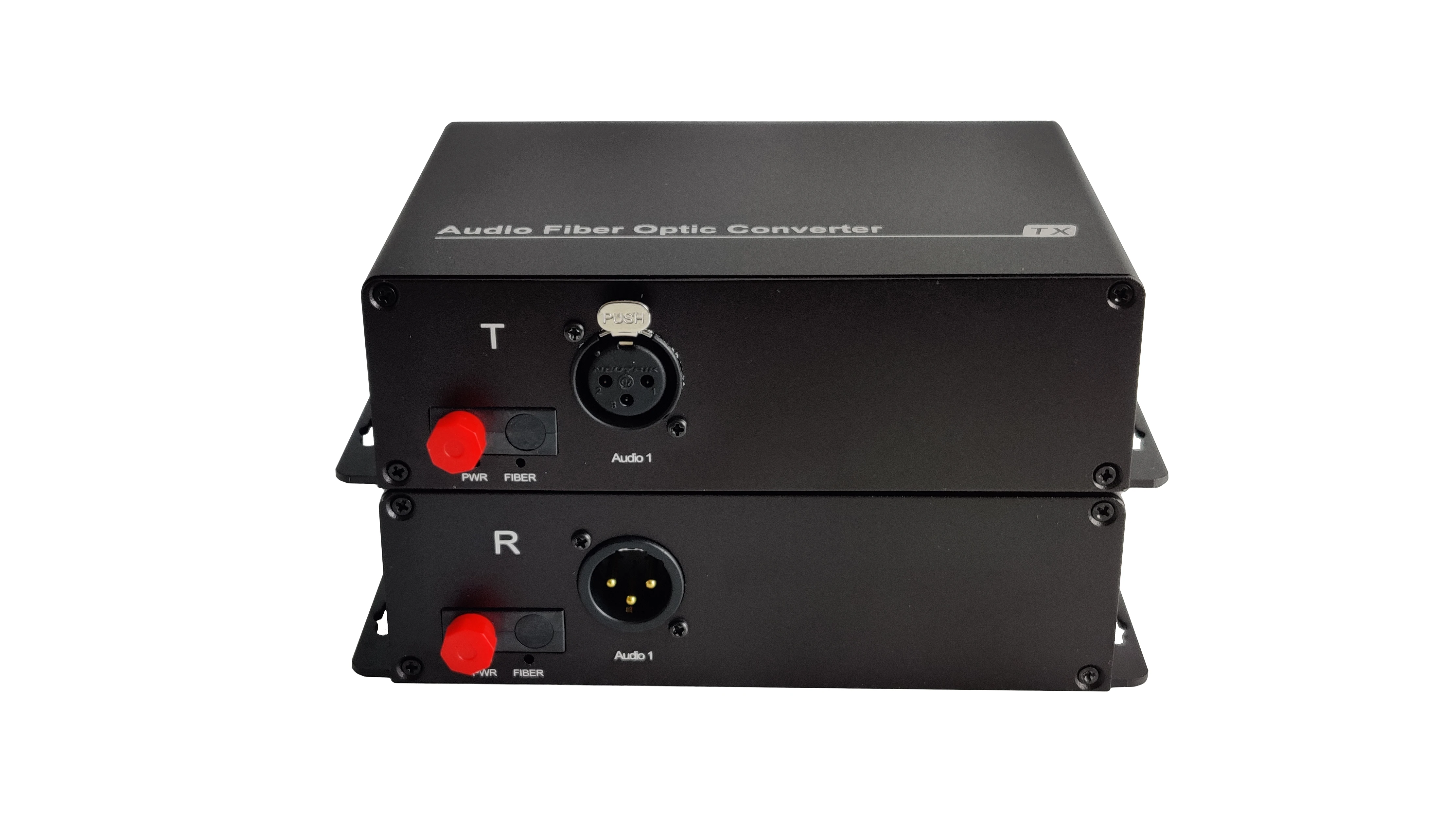 1チャンネルデジタル-アナログオーディオ光ファイバーコンバーター