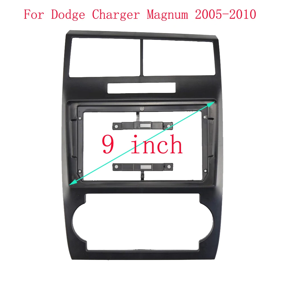 

9 Inch Car Frame Fascia Adapter Canbus Box Decode Android Radio Dash Fitting Panel Kitr For Dodge Charger Magnum 2005-2007