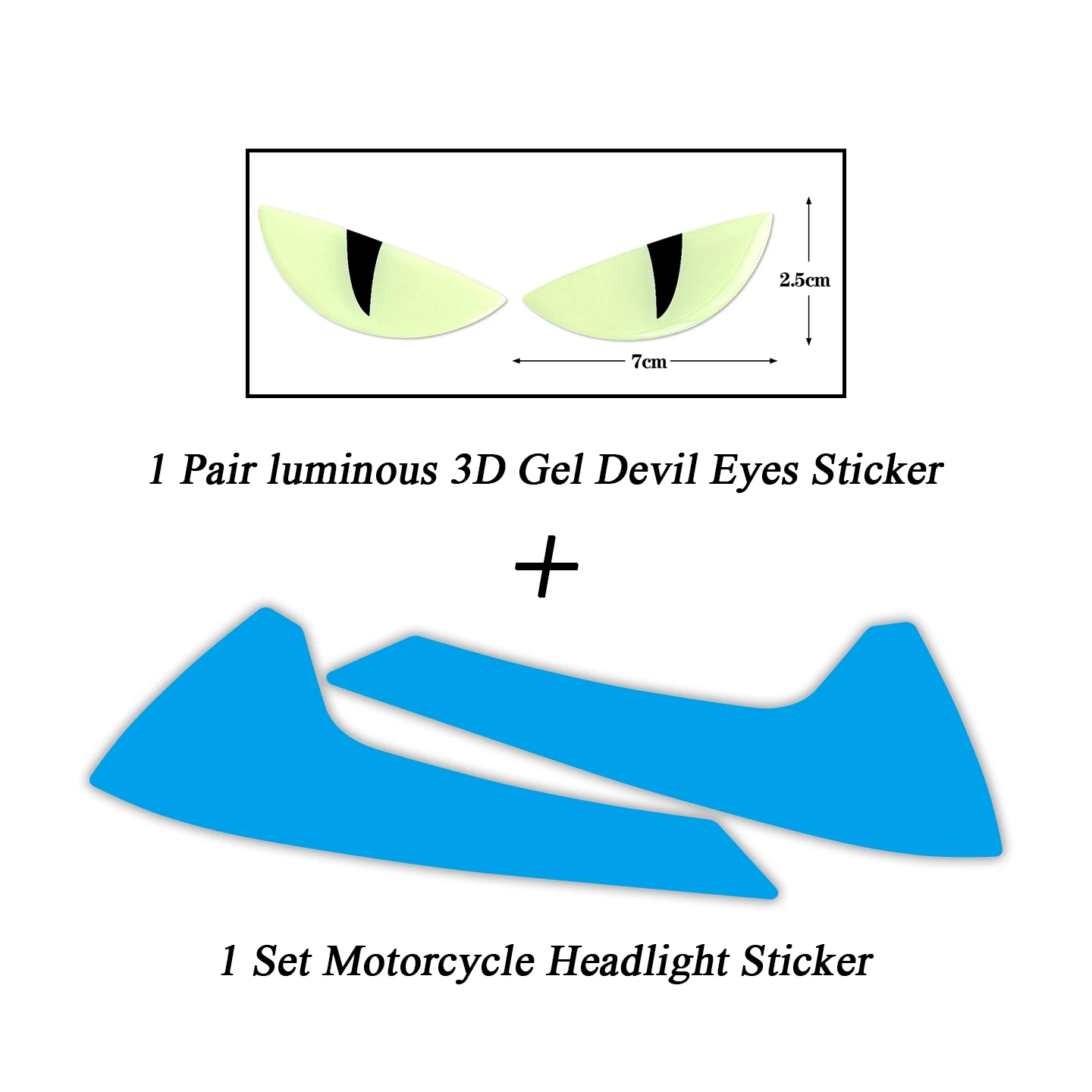 Für CFMOTO 675SR Gradient Motorrad-Scheinwerferschutzfolie Aufkleber Moto Sportbike Augenbrauen-Licht Vinyl Zubehör Dekor