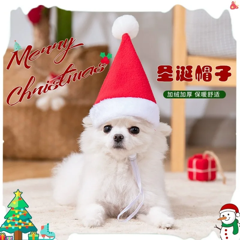 

Dog Hats, Pet Cat Headgear, Dressing Accessories, Christmas Dress-up Hats