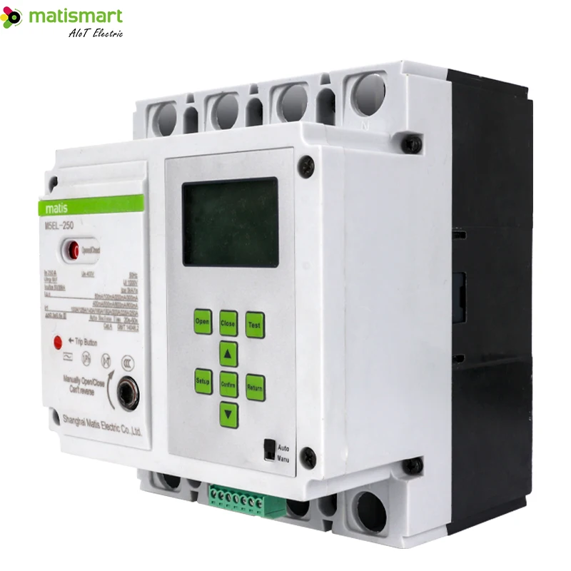 قاطع دائرة الحماية MTM5EL، حماية آمنة، موصلية كهربائية جيدة، 250 أمبير، حافظة MCCB مع إعادة إغلاق تلقائي