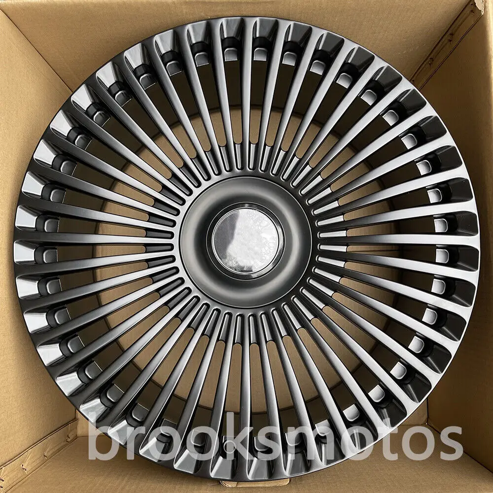 24" NEW MULT SPOKE BLACK FORGED WHEELS RIMS FITS FOR ROLLS ROYCE CULLINAN 24X10