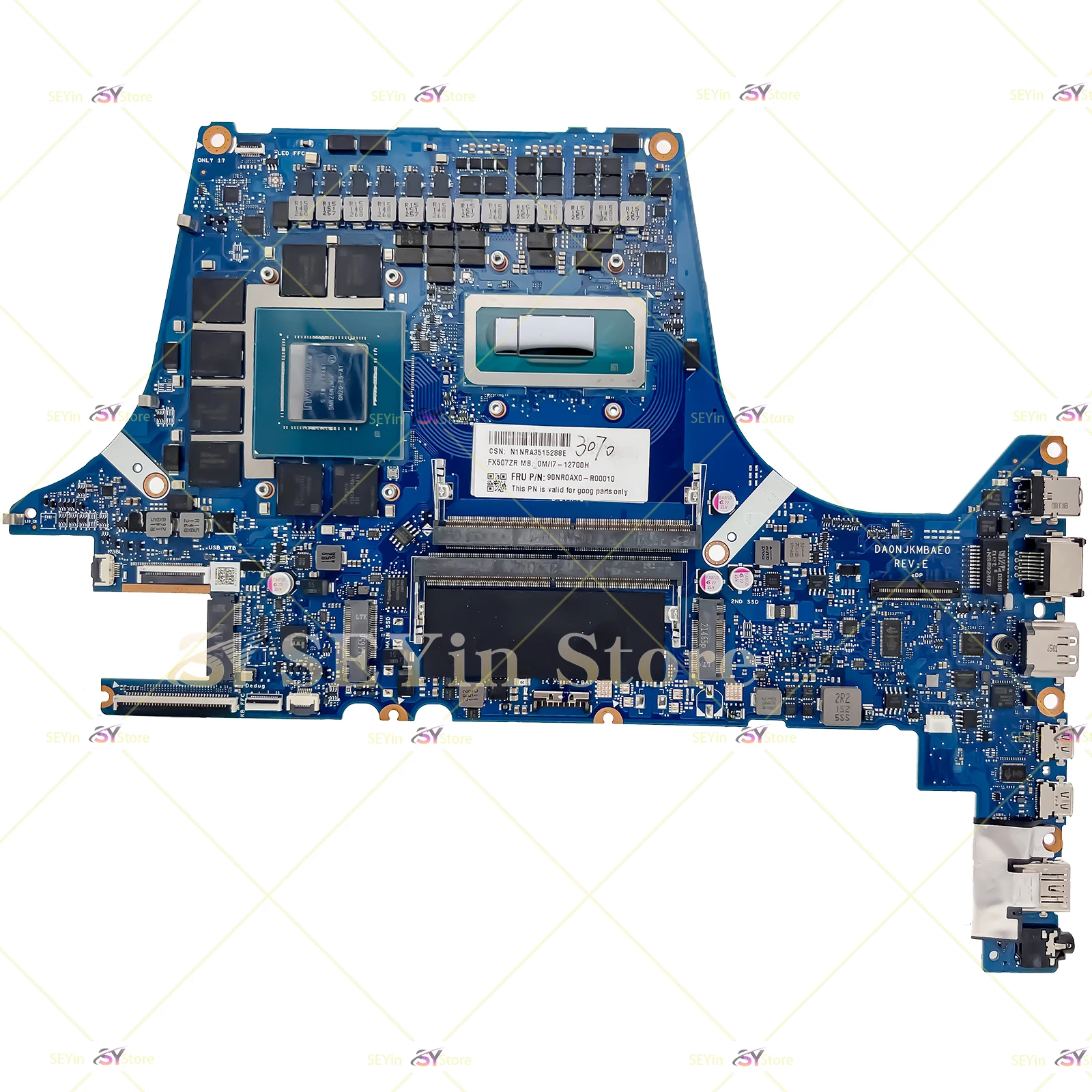 FX507ZR Mainboard For ASUS TUF Gaming F15 FX507ZM TUF507ZM FX507Z TUF507ZR FX507 Motherboard I7-12700H RTX3070-V8G