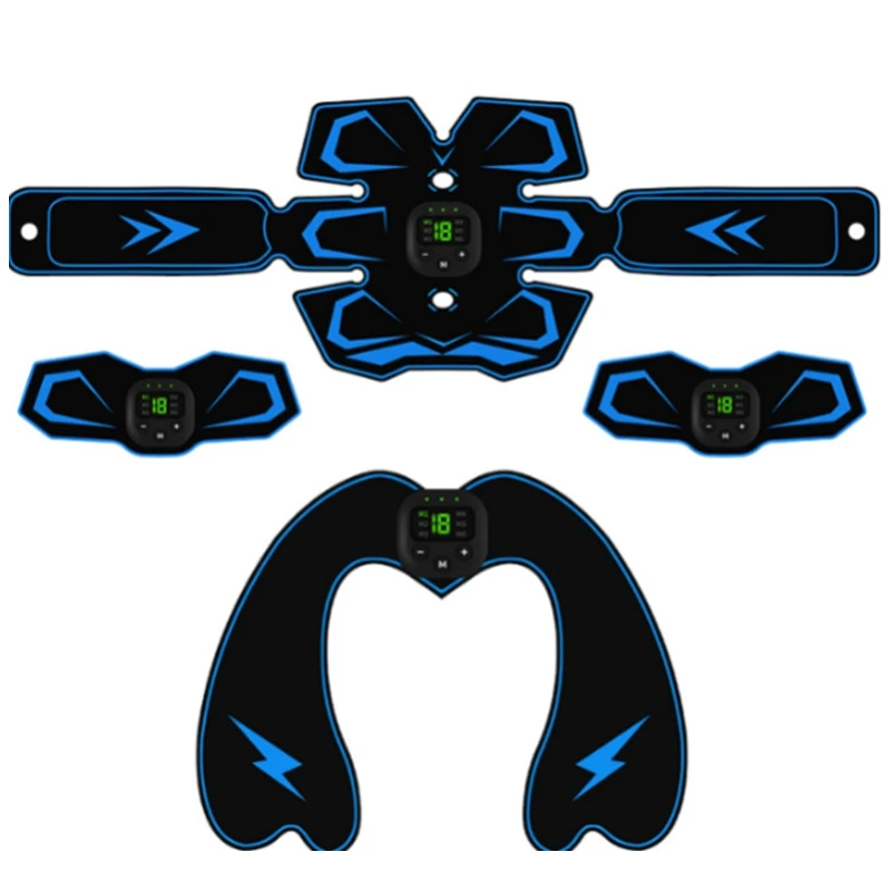 

Abdominal Muscle Trainer Electric Press Simulator Massager ABS Smart Arm and Hip Abs Stimulating Belt