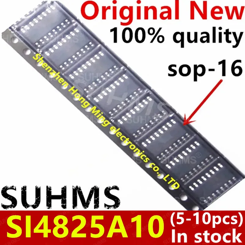 (5-10piece)100% New SI4825 SI4825A10 SI4825-A10 SI4825-A10-CSR sop-16 Chipset