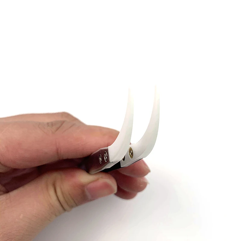 Vmiss-Pincettes en céramique avec manche en acier inoxydable, outil à main électronique, pince à épiler de précision, noir, soudure