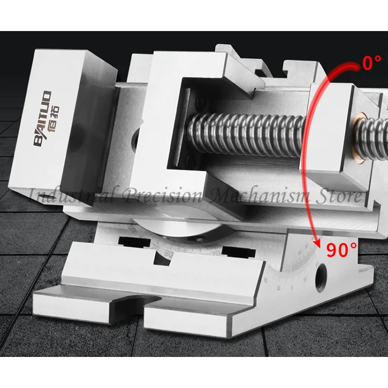 

2-дюймовые универсальные прецизионные тиски Плоскогубцы из нержавеющей стали Шлифовальный станок Плоскогубцы с наклонным носом, можно вращать на 360° °