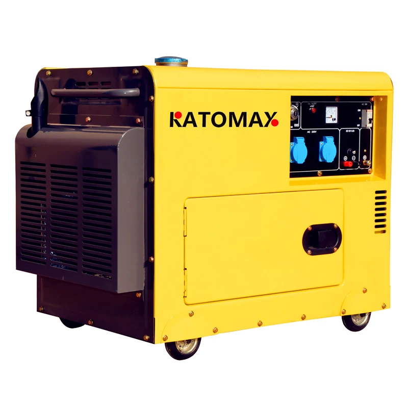 50Hz 7kva portable sound proof   generator 3 phase