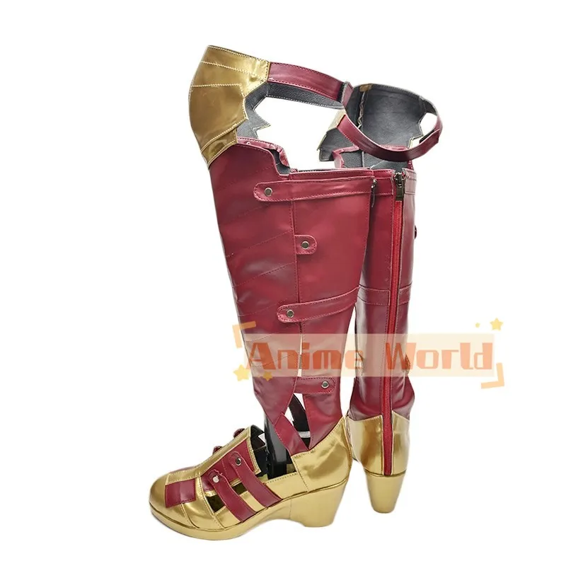 Chaussures de Cosplay princesse Diana pour femmes, bottes d'halloween sur mesure