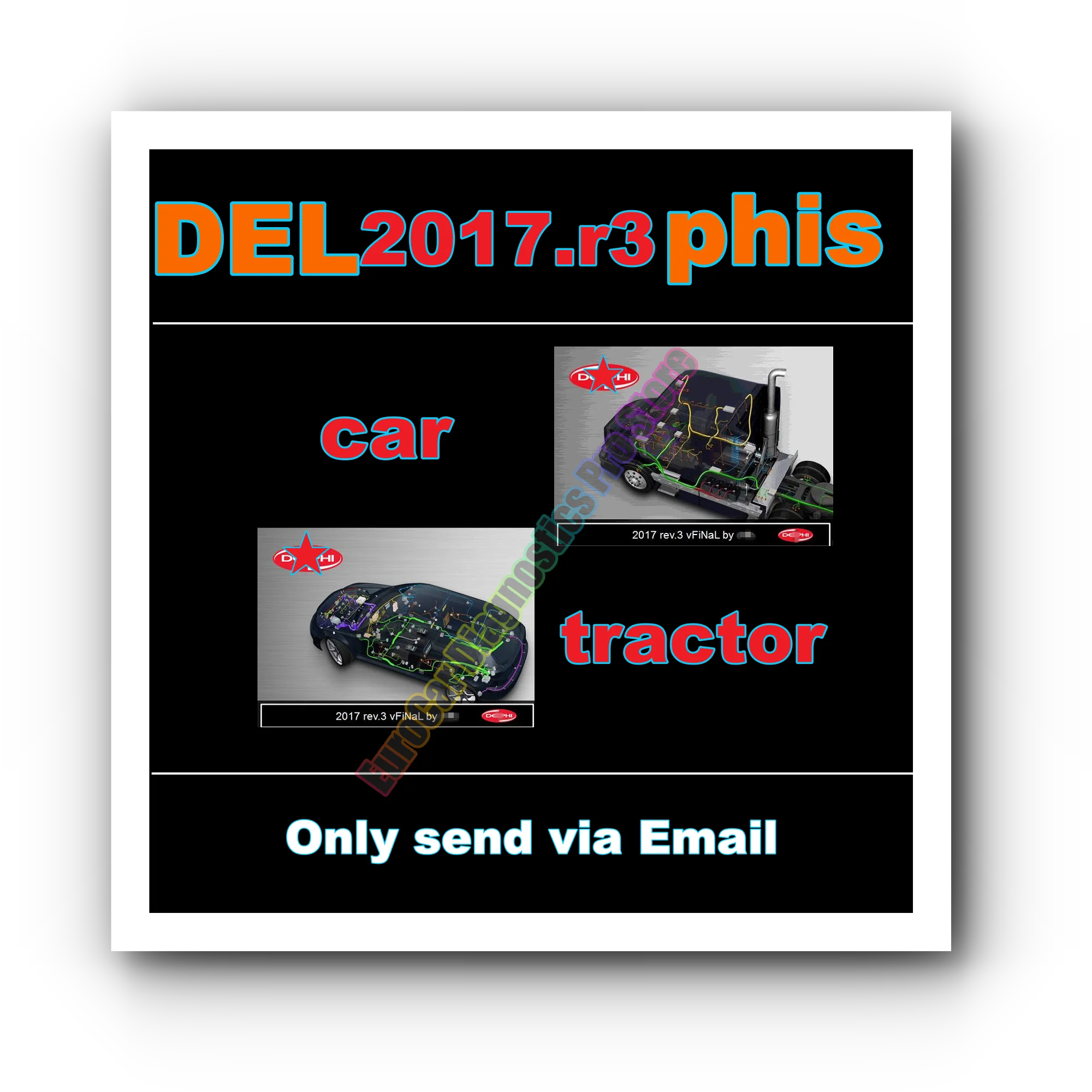 

Горячее программное обеспечение для диагностических инструментов Delphis 2017 R3 (с Keygen) для OBD-сканера для автомобилей и грузовиков